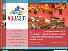 Tablet Screenshot of agua301.com